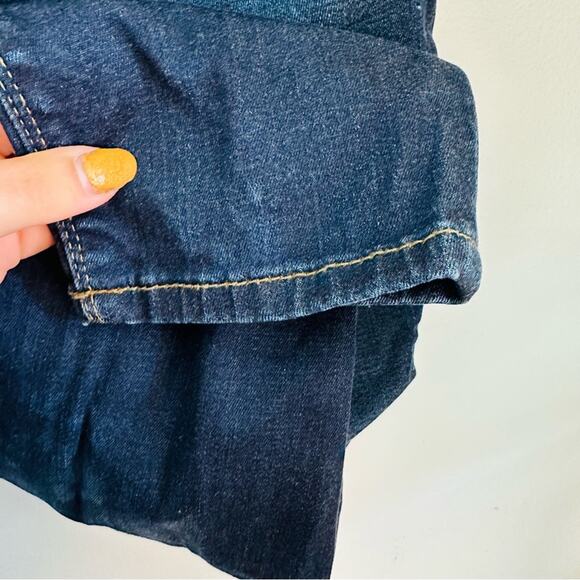 HUDSON Krista High Rise Medium Distressed Blue Wash Super Skinny Denim Jeans 30 - Picture 5 of 10